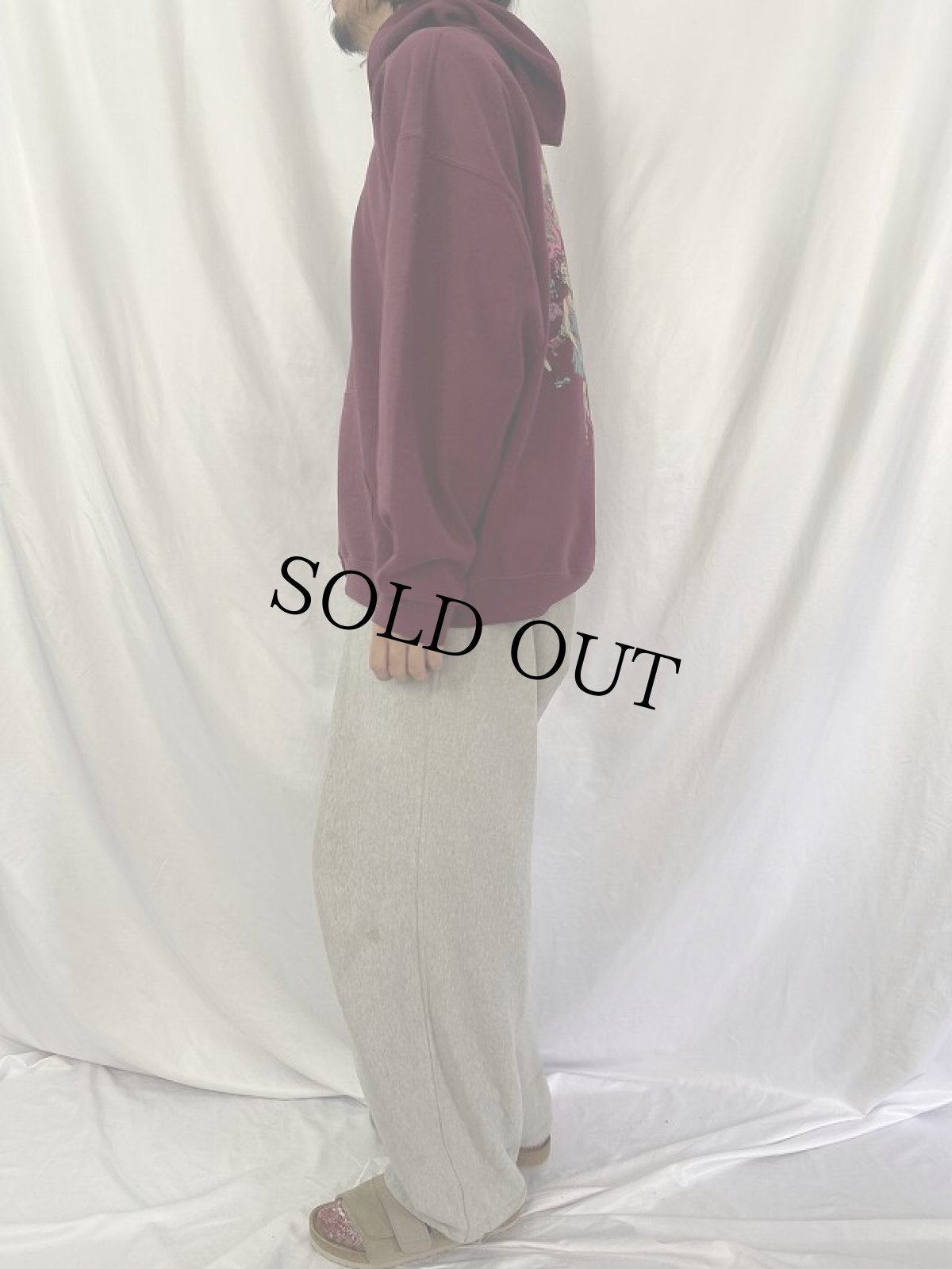 画像3: A Lot Like Birds ハードコアバンド スウェットジップパーカー XL (3)