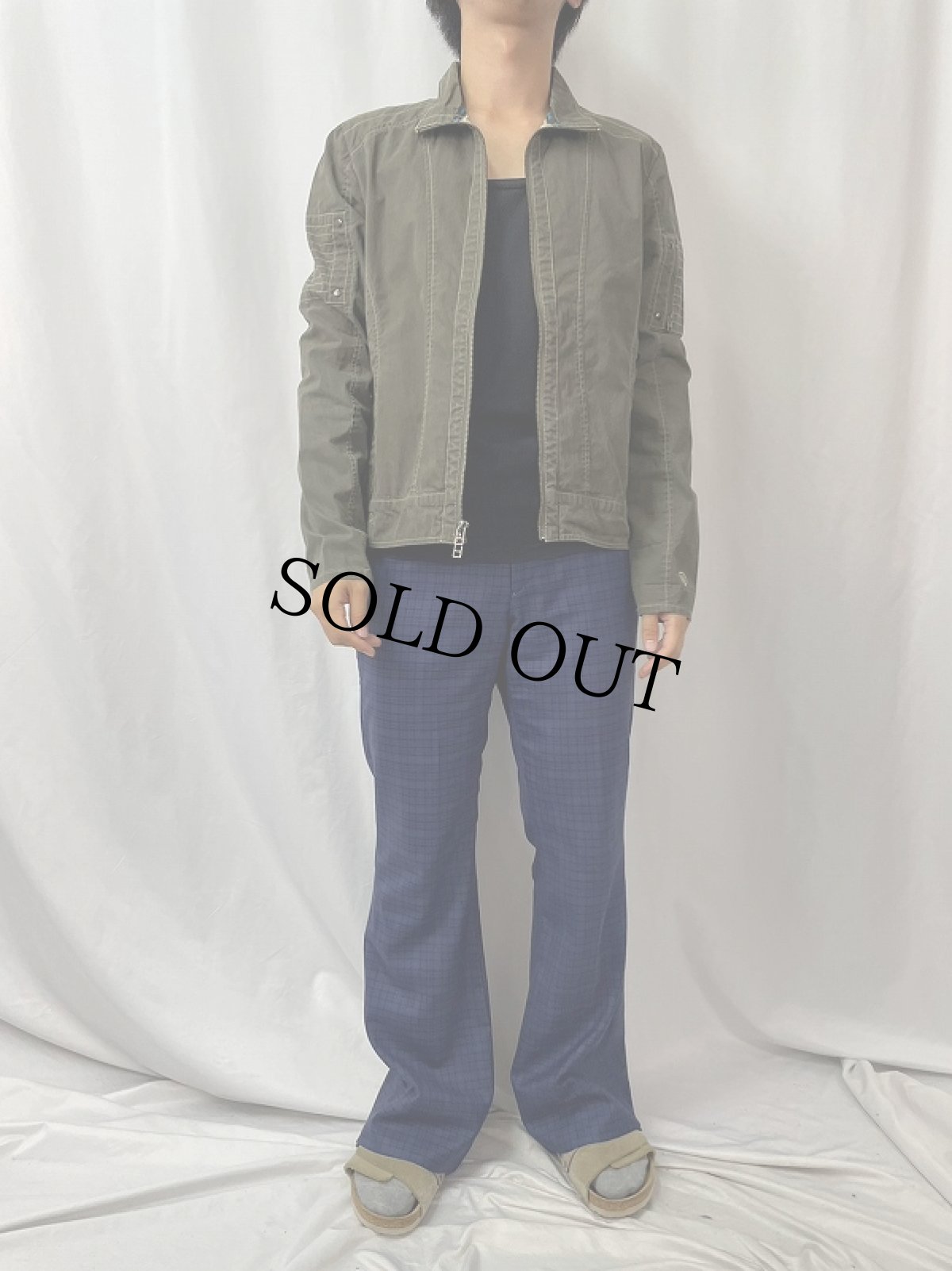 画像2: KUHL コットンナイロン デザインジャケット M (2)