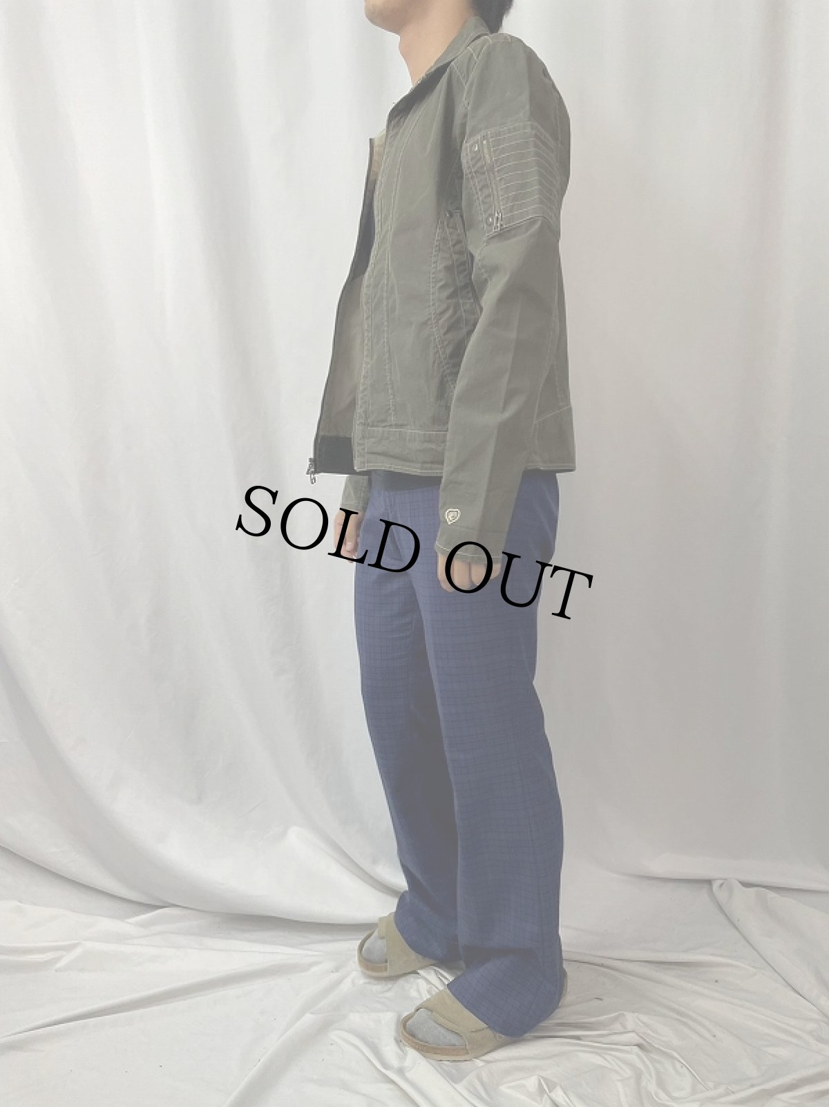 画像3: KUHL コットンナイロン デザインジャケット M (3)