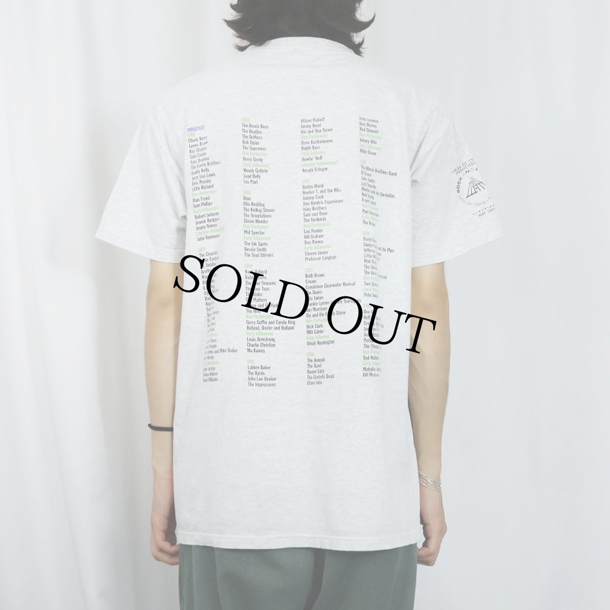 画像4: Rock and Roll Hall of Fame and Museum ロックの殿堂 ミュージアムプリントTシャツ (4)