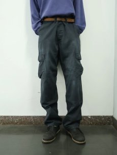 画像2: U.S. ARMY BDUカーゴパンツ BLACK MEDIUM-LONG (2)