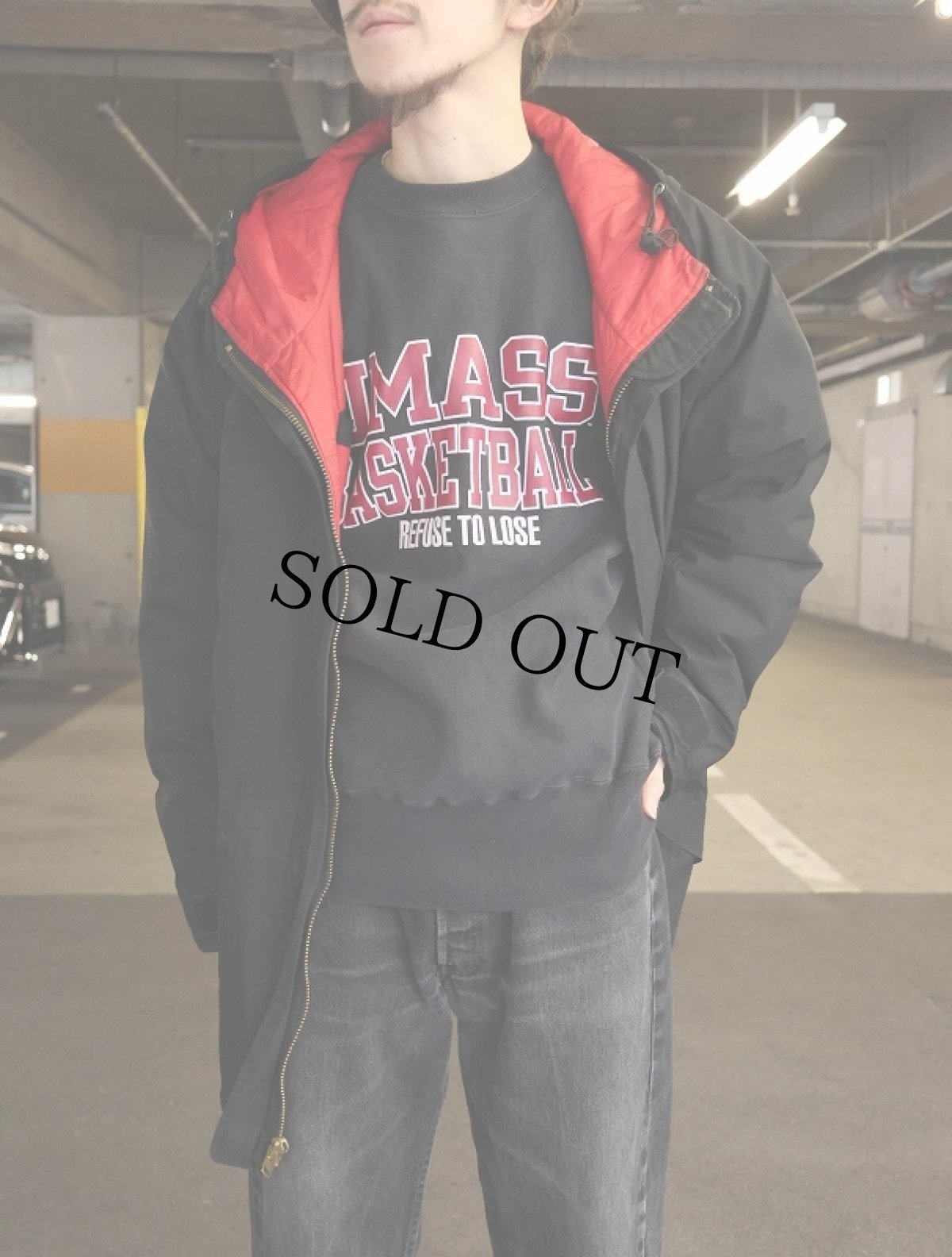 画像1: 90's J.CREW "GORE-TEX" 中綿入り マウンテンパーカー BLACK L (1)