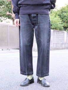 画像1: 2000's Levi's 501 USA製 "サルファブラック" ブラックデニムパンツ W34 (1)