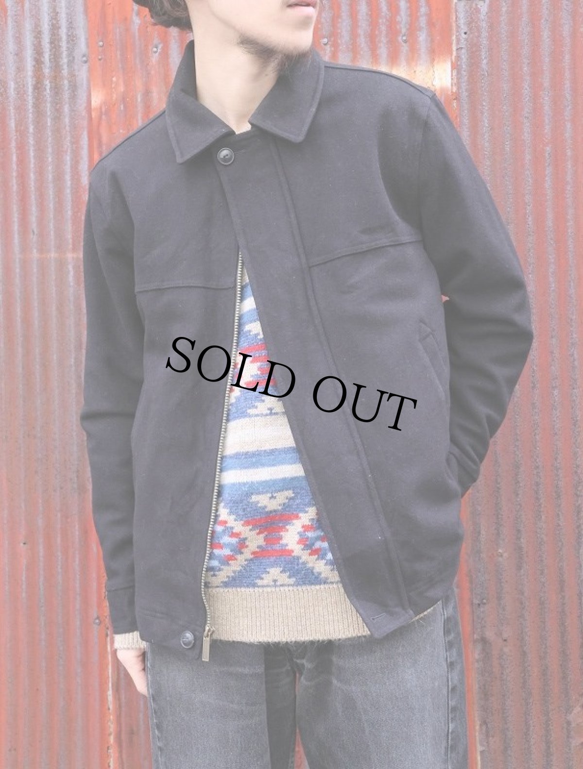 画像1: PENDLETON ウールジャケット BLACK M (1)