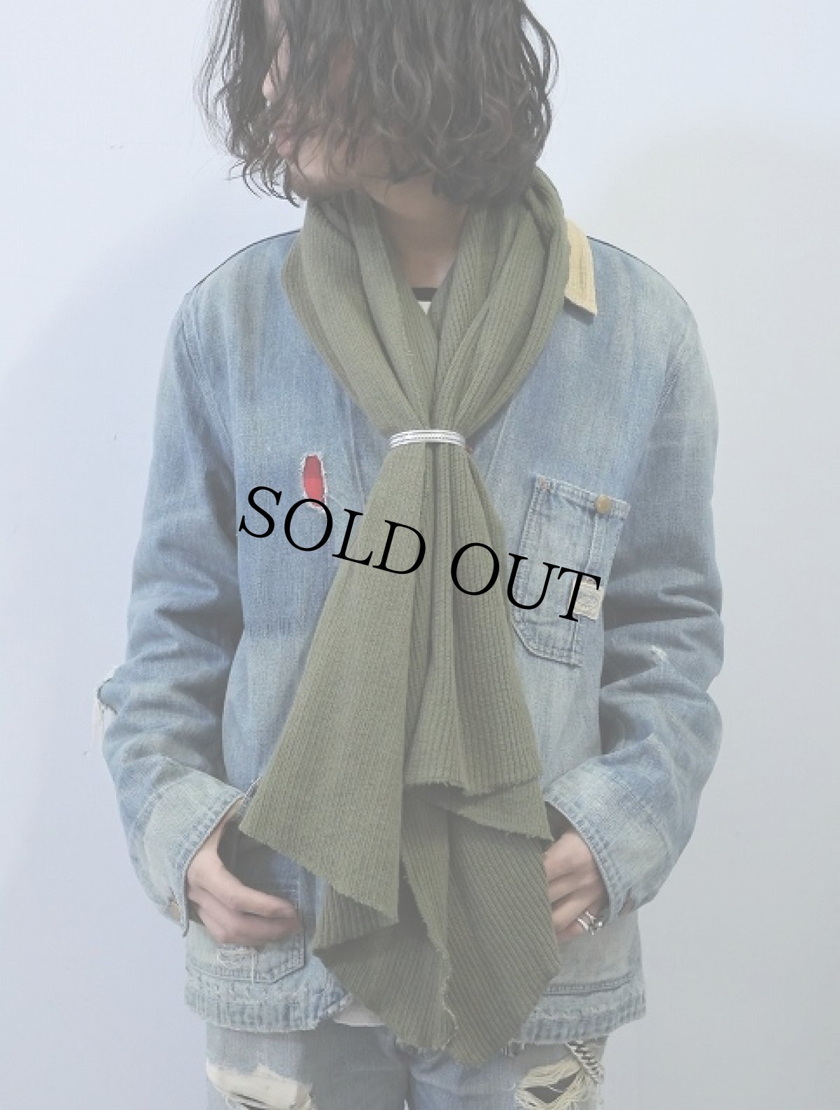 画像5: 80's CANADIAN ARMED FORCE コットンメッシュスカーフ  (5)