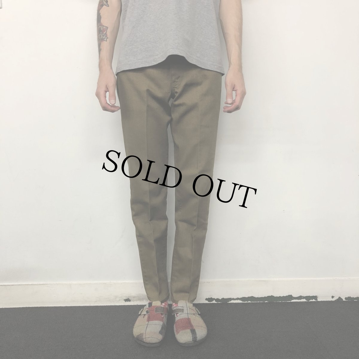 画像2: 70〜80's LEVI'S BIGE "STA-PREST" PANTS W28 (2)