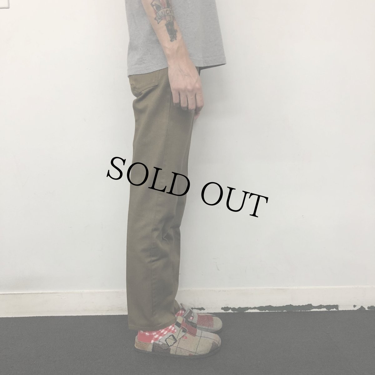 画像3: 70〜80's LEVI'S BIGE "STA-PREST" PANTS W28 (3)