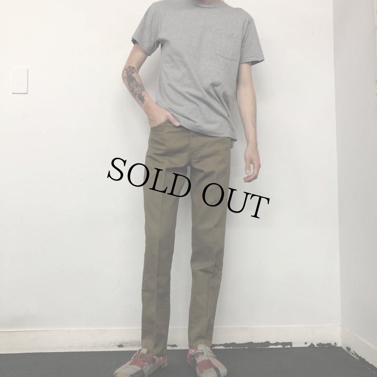 画像5: 70〜80's LEVI'S BIGE "STA-PREST" PANTS W28 (5)