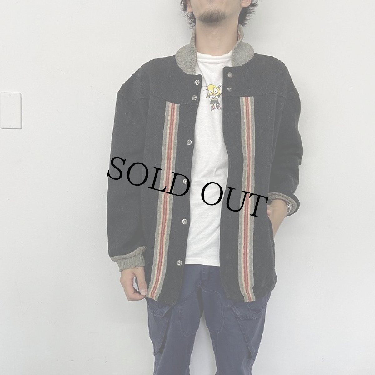 画像6: 50's H&L BLOCK Wool Pharaoh Jacket (6)