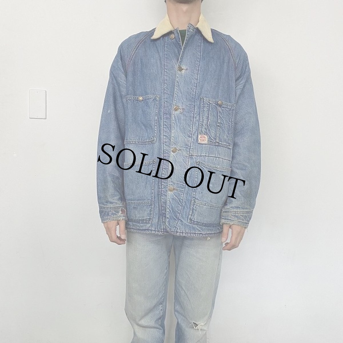 画像6: 40's〜50's HEAD LIGHT ブランケット付き Denim Coverall (6)