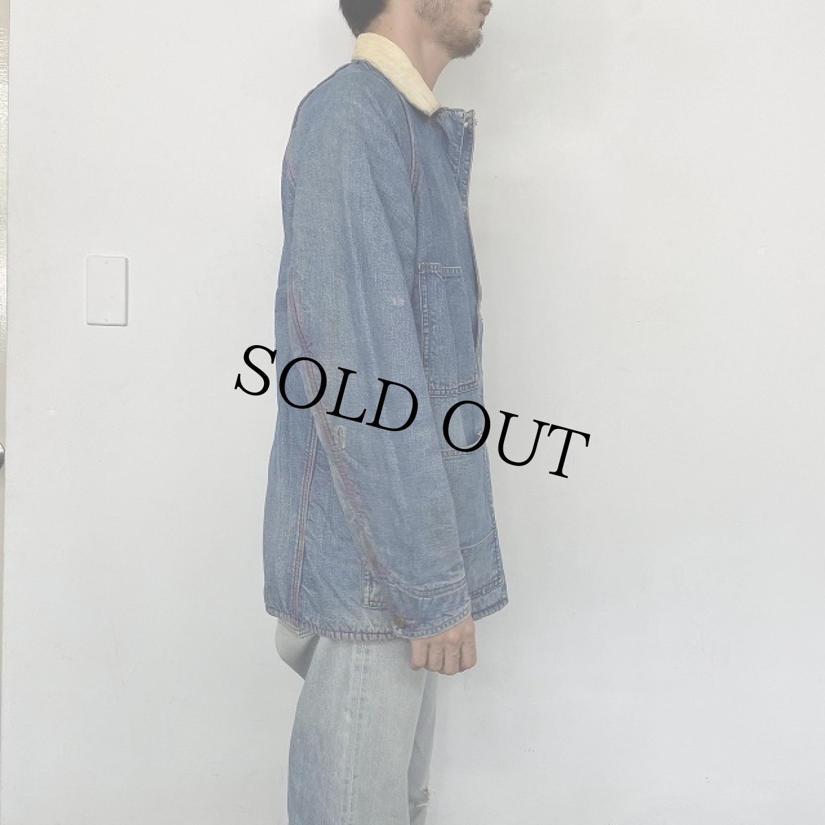 画像7: 40's〜50's HEAD LIGHT ブランケット付き Denim Coverall (7)