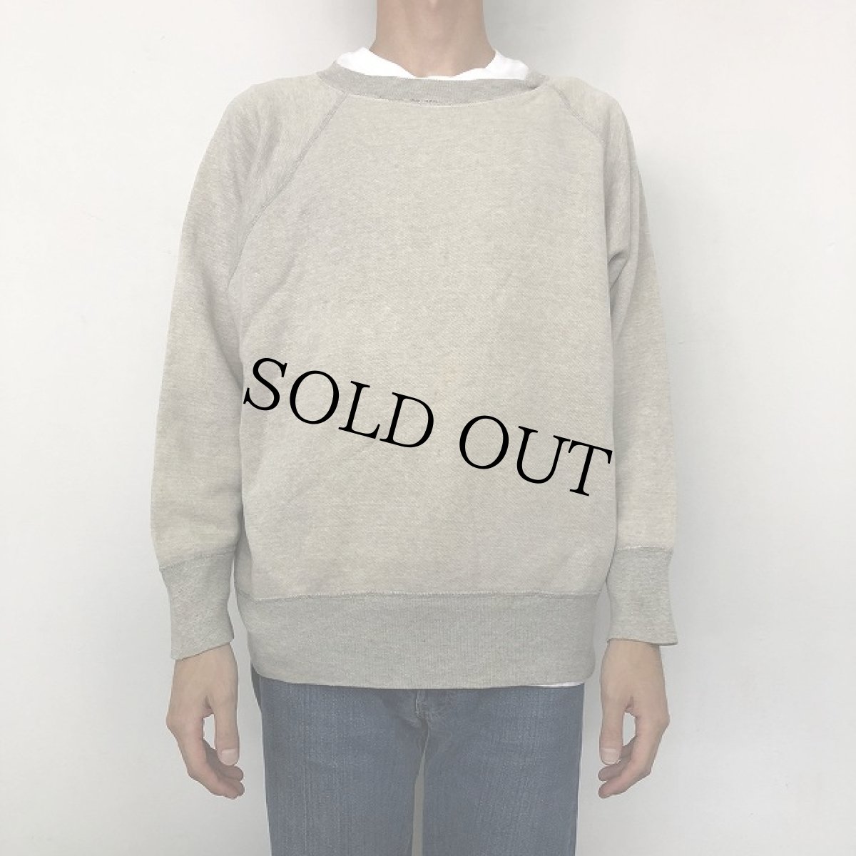 画像2: 60's 2トーン 霜降りスウェット (2)