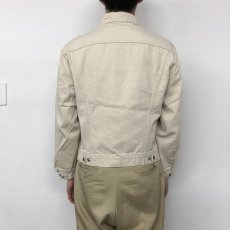 画像8: 70's〜 Levi's USA製 生成りデニムジャケット 38 (8)