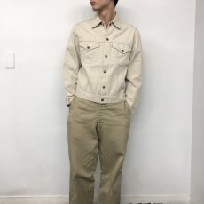 画像9: 70's〜 Levi's USA製 生成りデニムジャケット 38 (9)