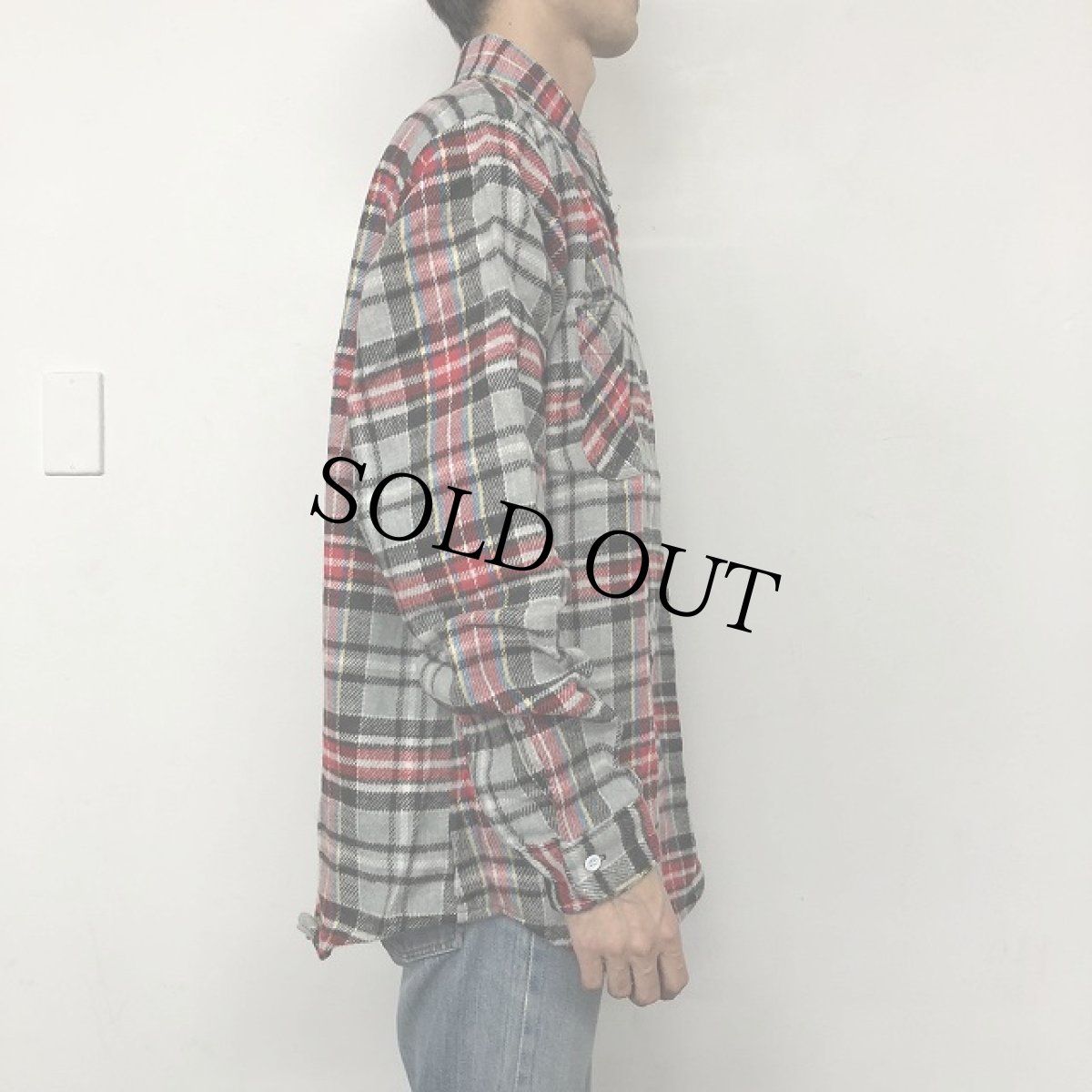 画像7: 70's BIGMAC チェック柄 コットンネルシャツ DEADSTOCK (7)