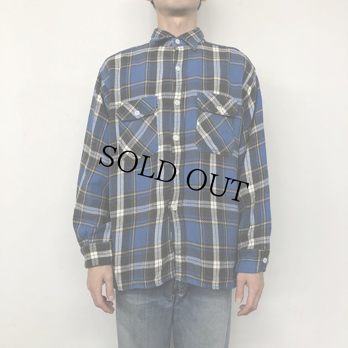 画像6: 60's King Kole マチ付き チェック柄ネルシャツ (6)