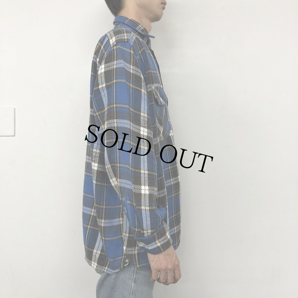 画像7: 60's King Kole マチ付き チェック柄ネルシャツ (7)