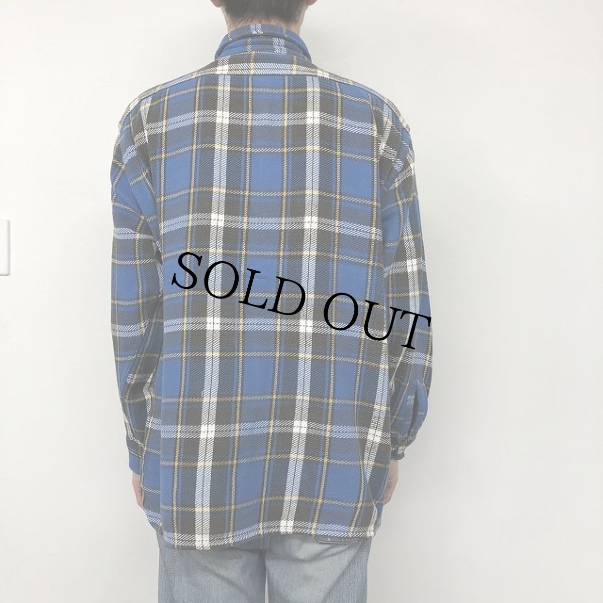 画像8: 60's King Kole マチ付き チェック柄ネルシャツ (8)