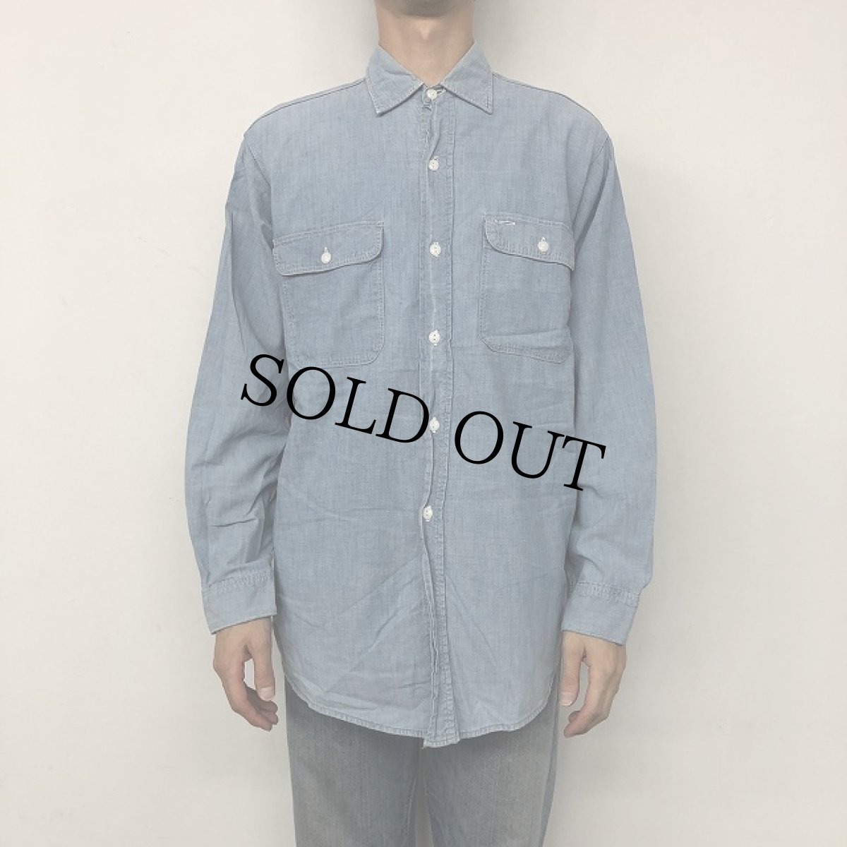 画像6: 50〜60's BIG MAC マチ付き シャンブレーシャツ (6)