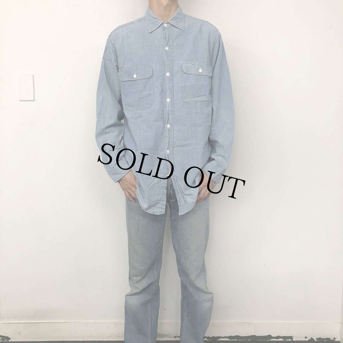 画像9: 50〜60's BIG MAC マチ付き シャンブレーシャツ (9)