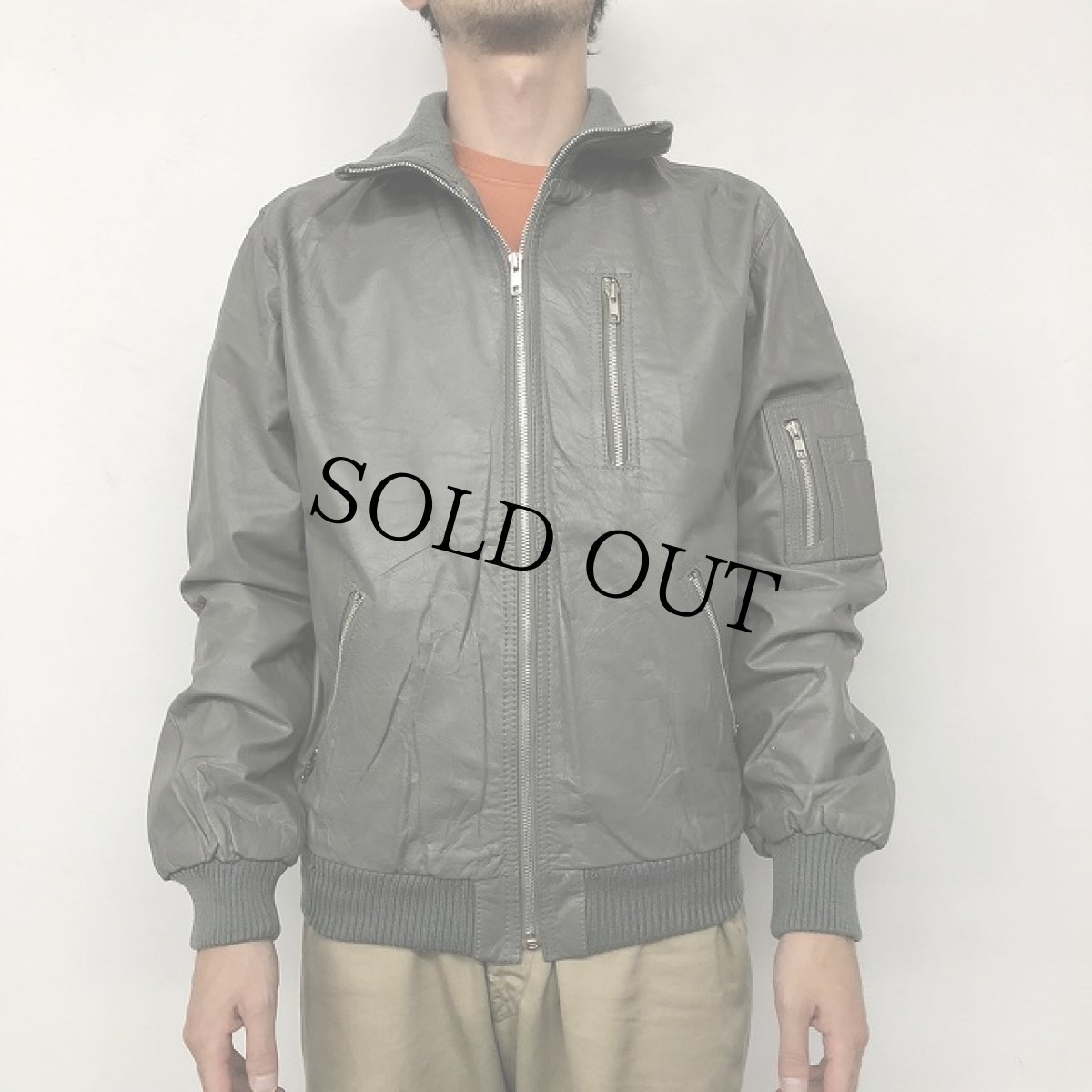 画像6: ECHT LEDER ドイツ軍 "民間用model" Flight Leather Jacket (6)