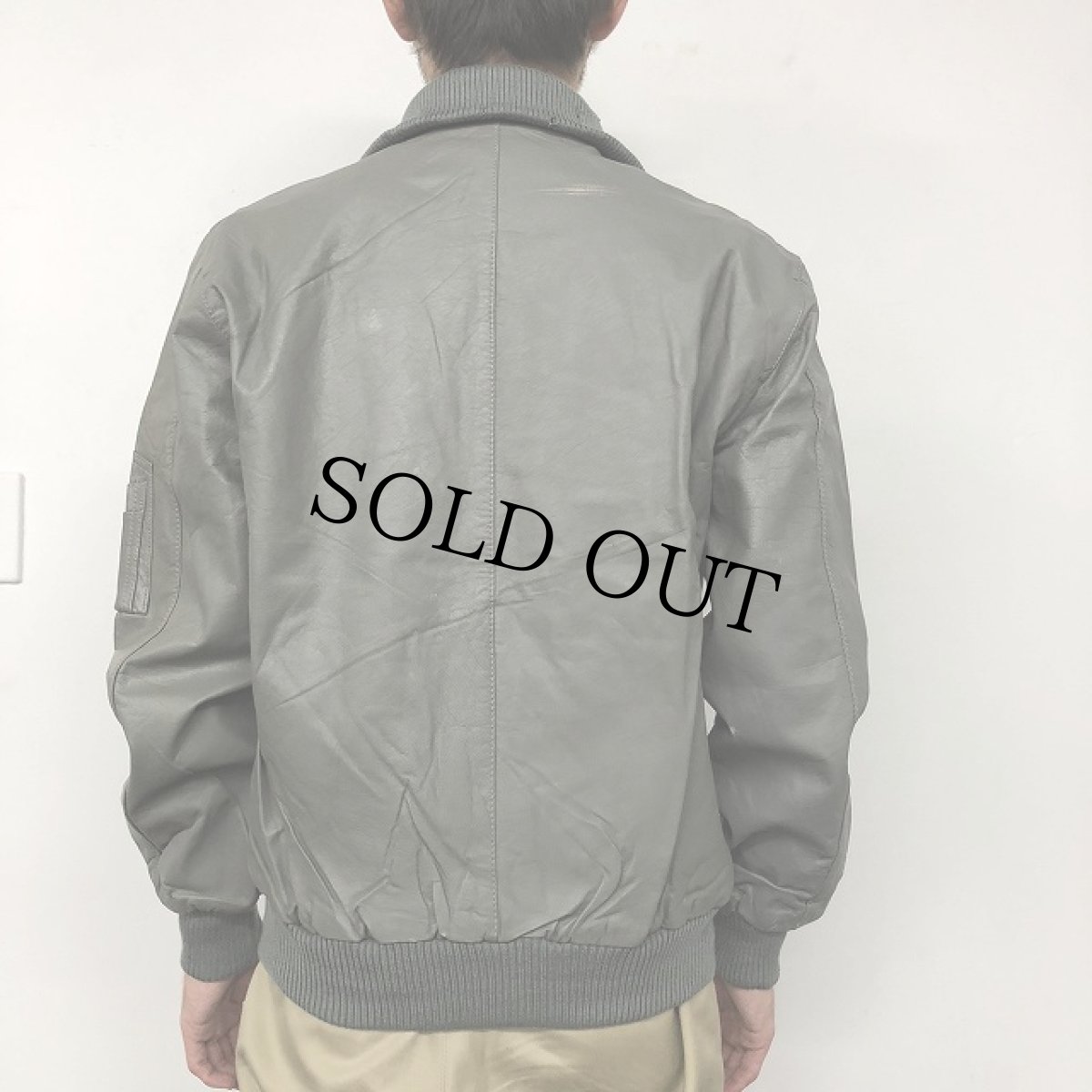 画像8: ECHT LEDER ドイツ軍 "民間用model" Flight Leather Jacket (8)