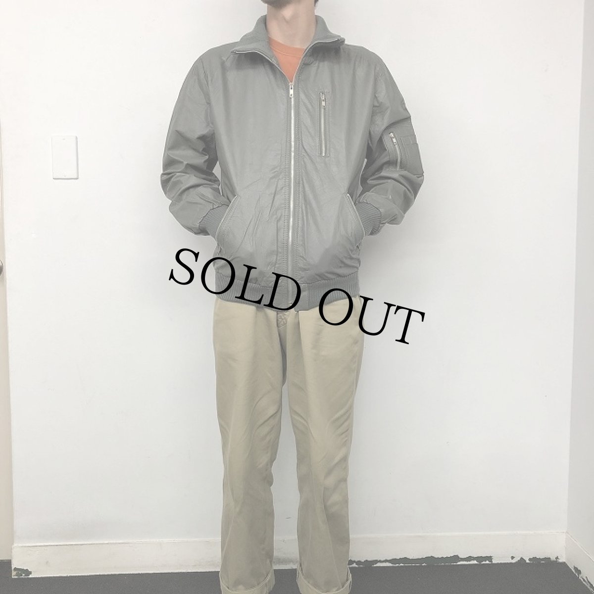 画像9: ECHT LEDER ドイツ軍 "民間用model" Flight Leather Jacket (9)