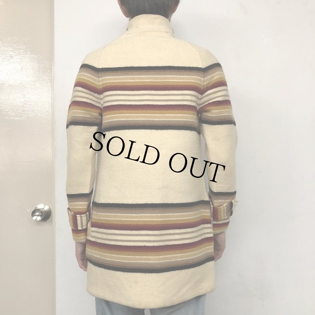 画像7: 30〜40's EVER WARM ネイティブ柄 RAG JACKET (7)