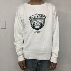 画像6: 50's〜60's "CAMP ROGER STAFF" 前V Sweat XL (6)