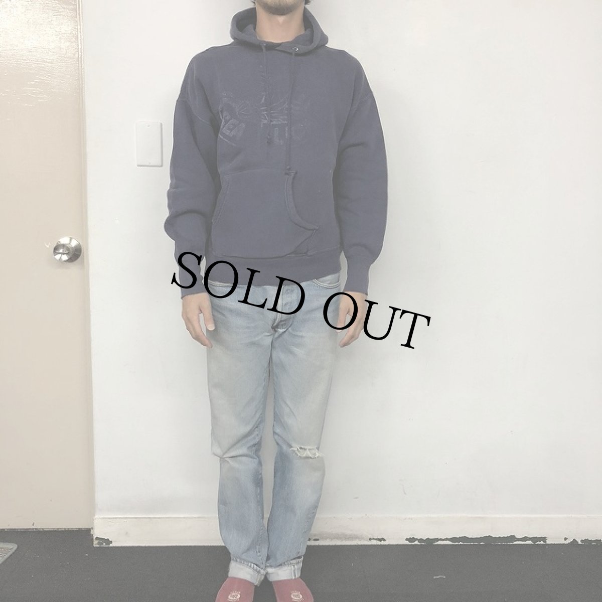 画像10: 60's "GAHANNA SWIM TEAM" Sweat Hoodie Navy (10)