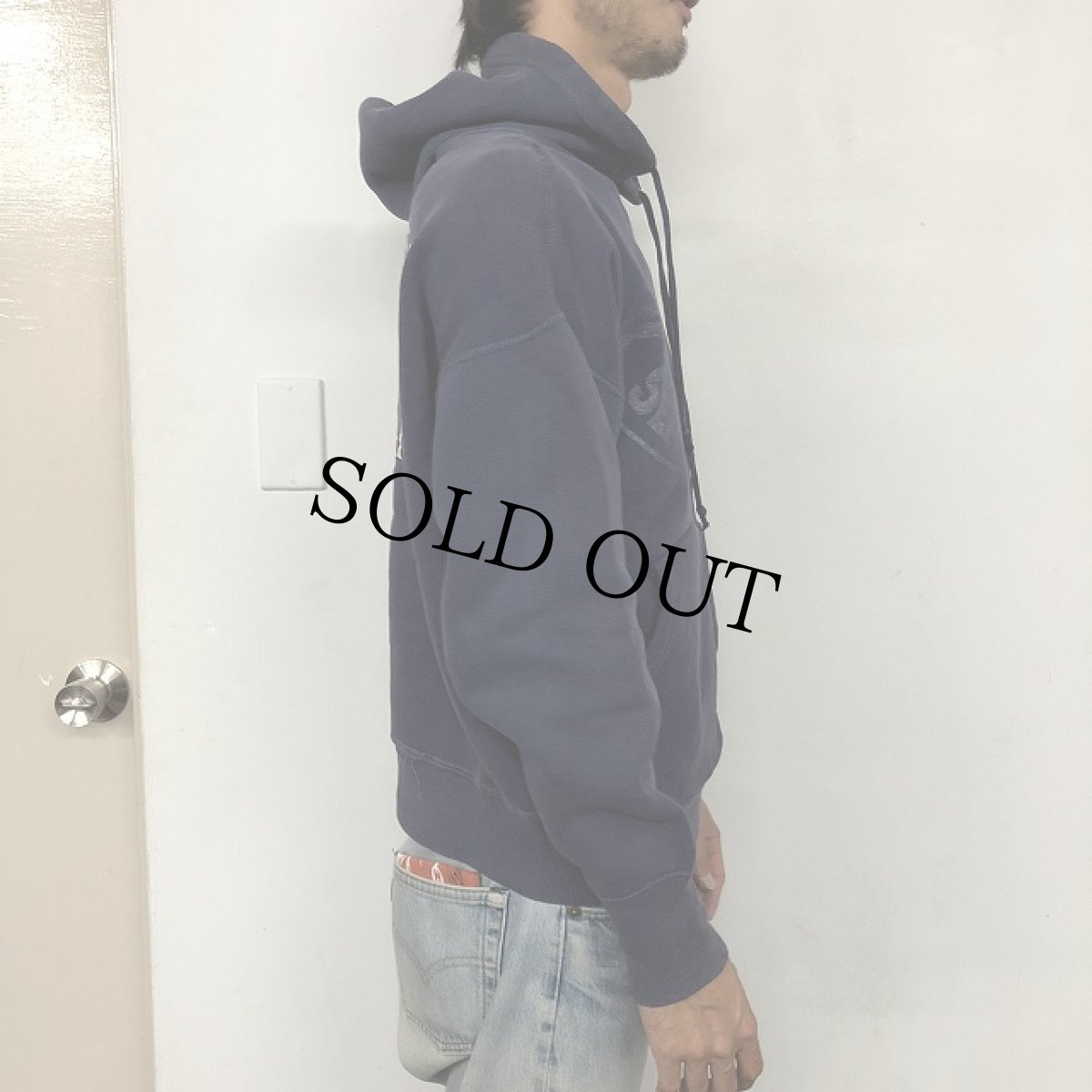 画像8: 60's "GAHANNA SWIM TEAM" Sweat Hoodie Navy (8)