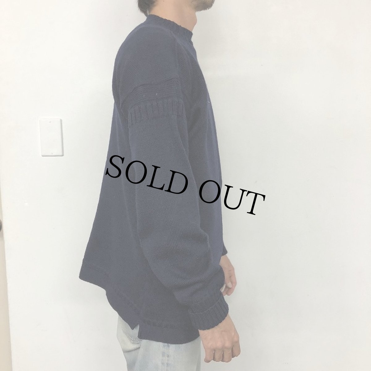 画像3: VINTAGE Guernsey Sweater Navy (3)