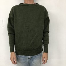 画像2: VINTAGE Guernsey Sweater Green (2)