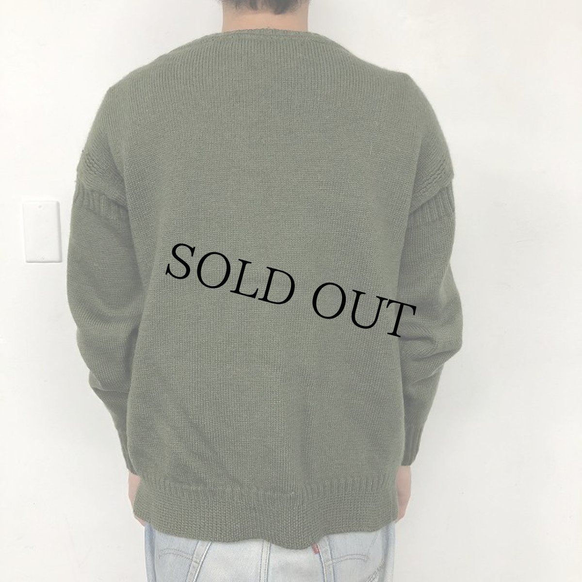 画像4: VINTAGE Guernsey Sweater Green (4)