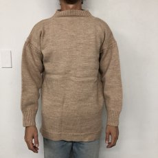 画像2: VINTAGE Guernsey Sweater Beige (2)