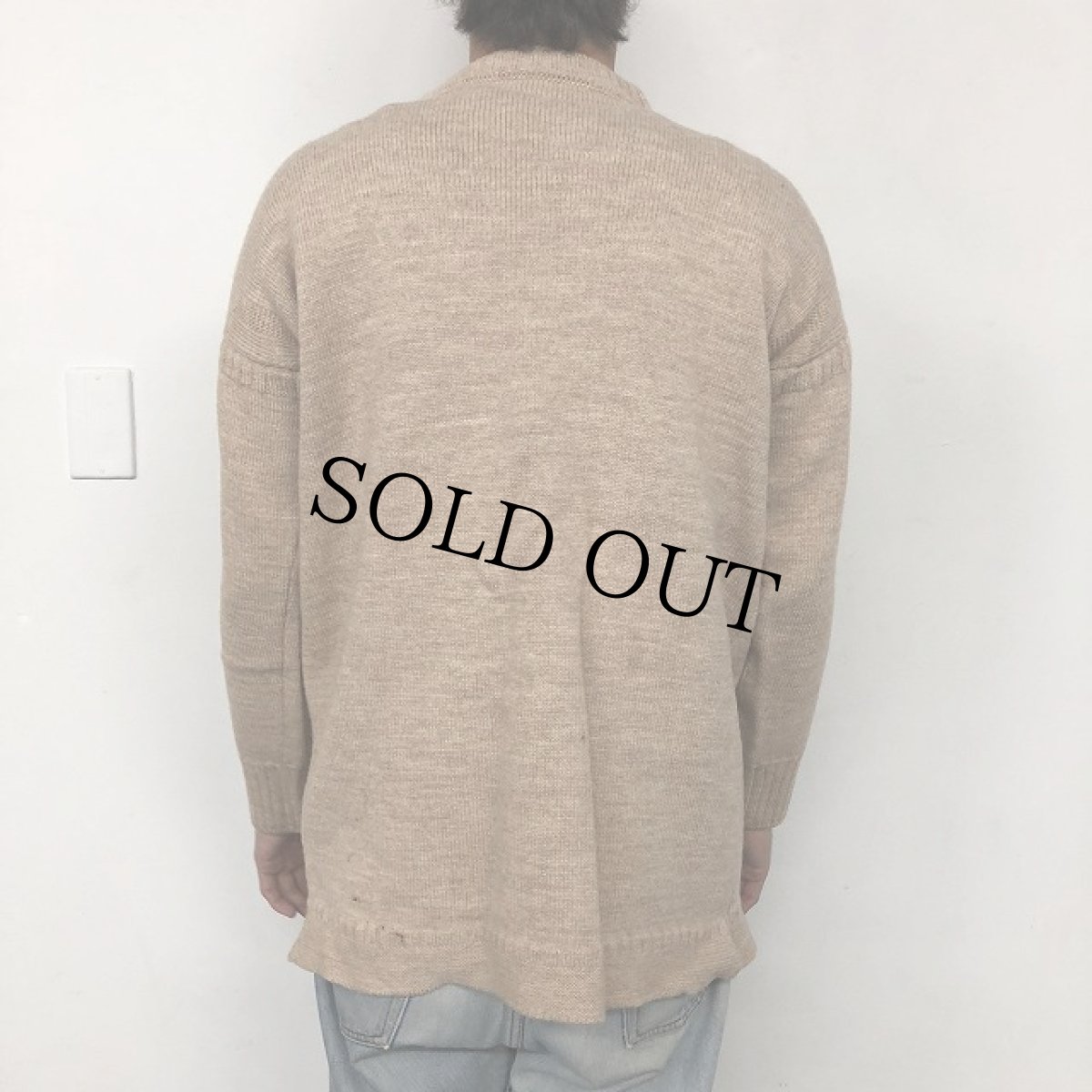 画像4: VINTAGE Guernsey Sweater Beige (4)