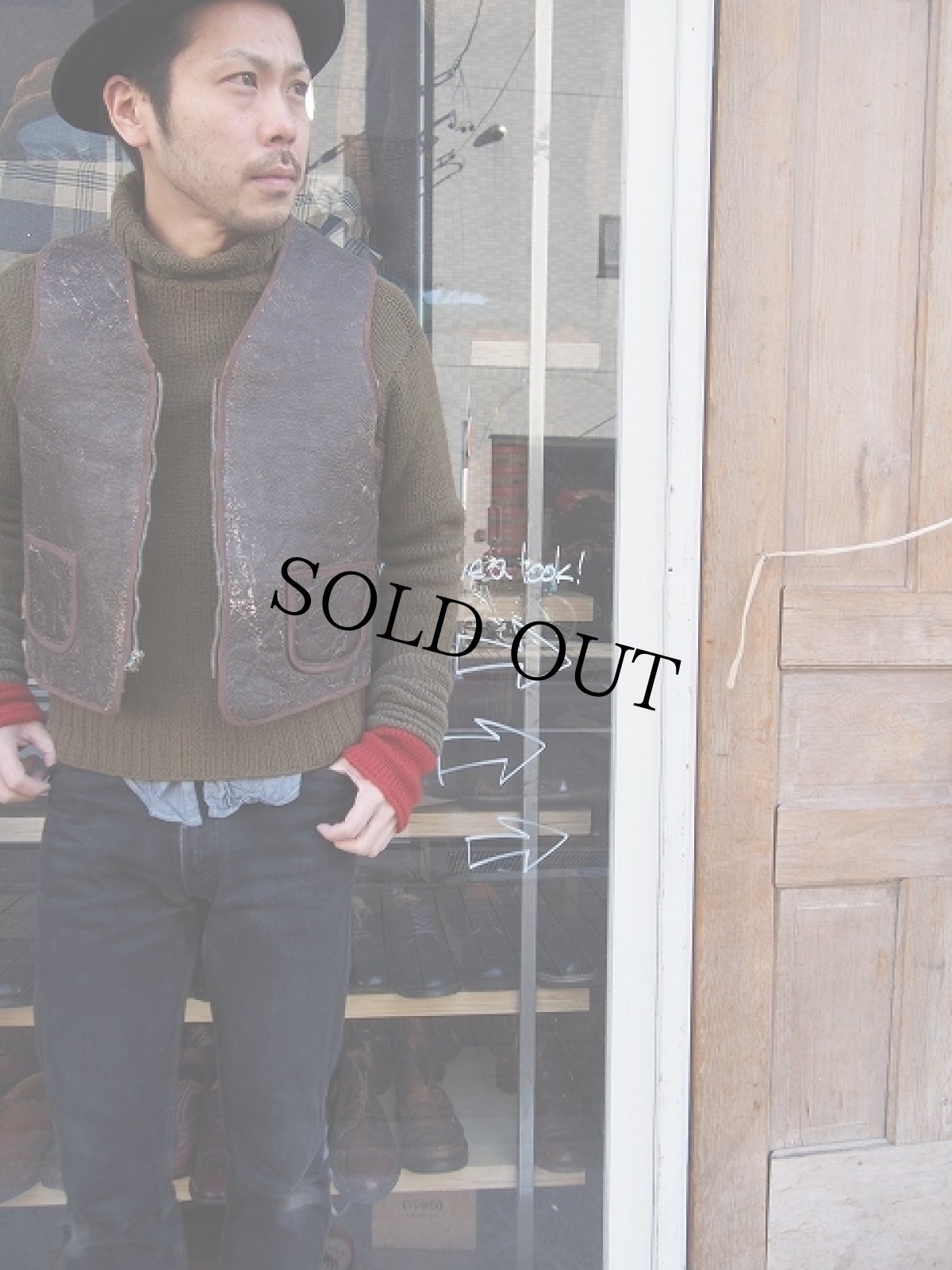 画像3: VINTAGE US D-1 ムートンベスト (3)