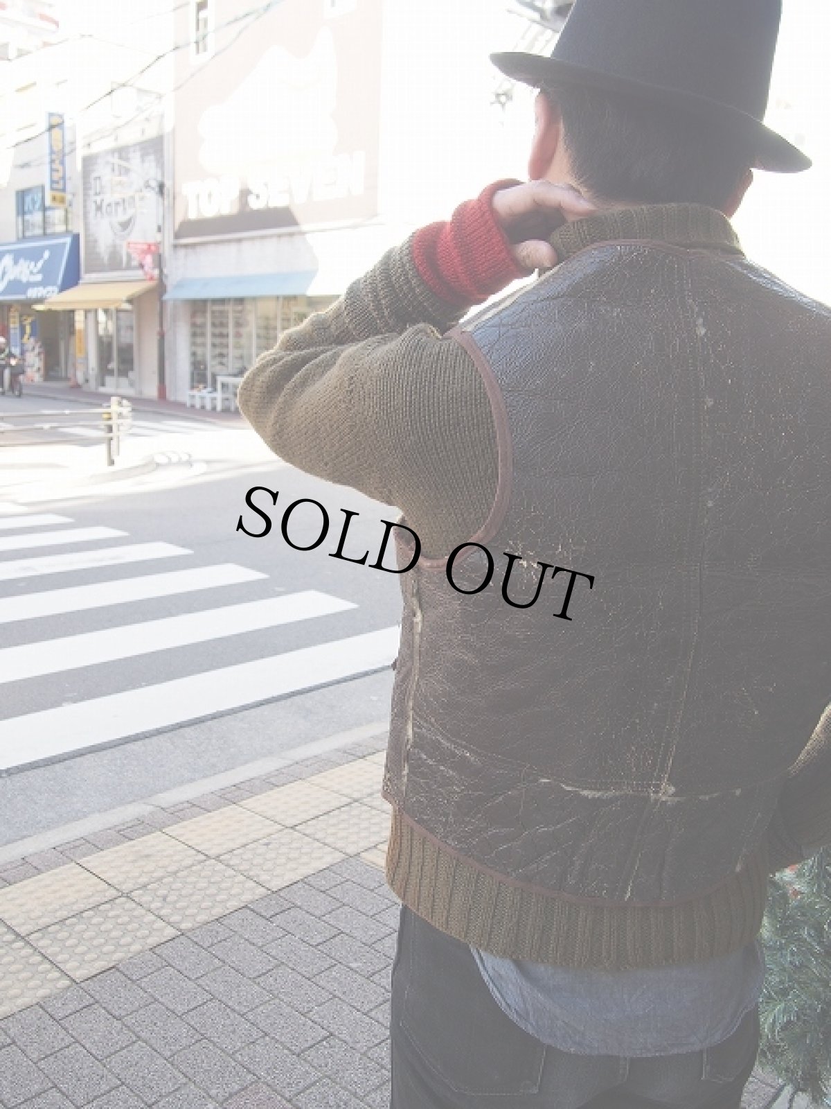 画像4: VINTAGE US D-1 ムートンベスト (4)