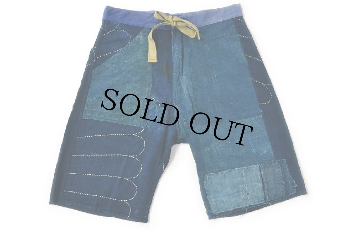 画像3: //Feeet × a little 古布パッチワークショートパンツ (3)