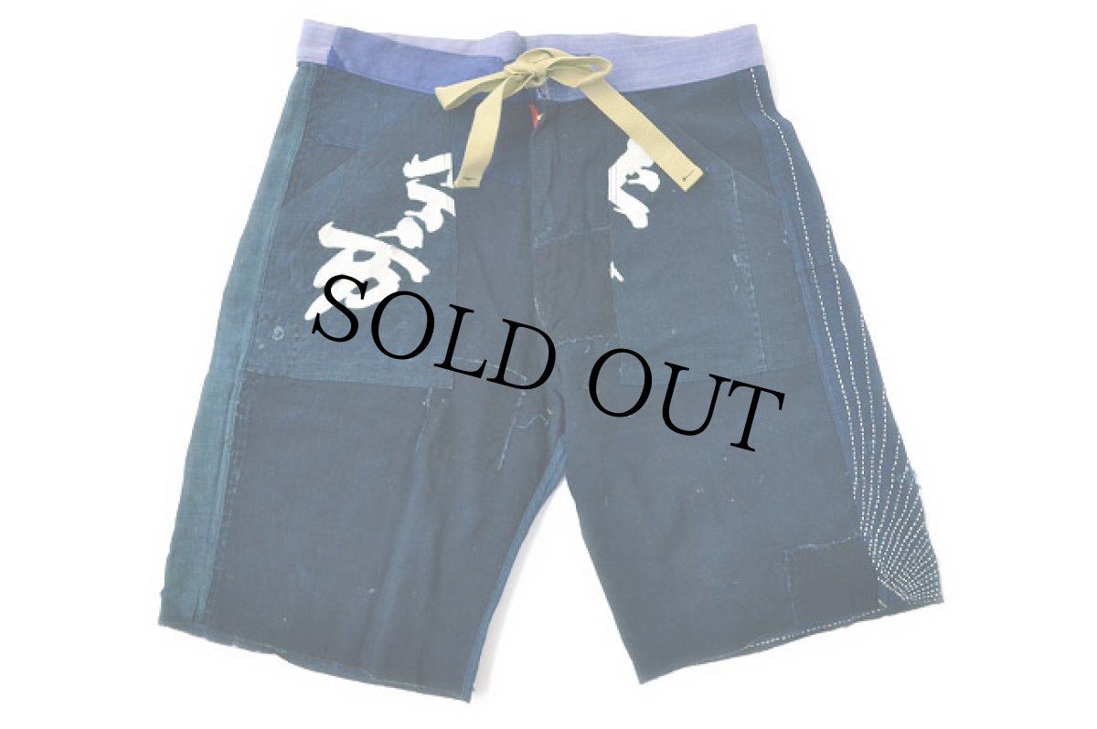 画像3: //Feeet × a little 古布パッチワークショートパンツ (3)