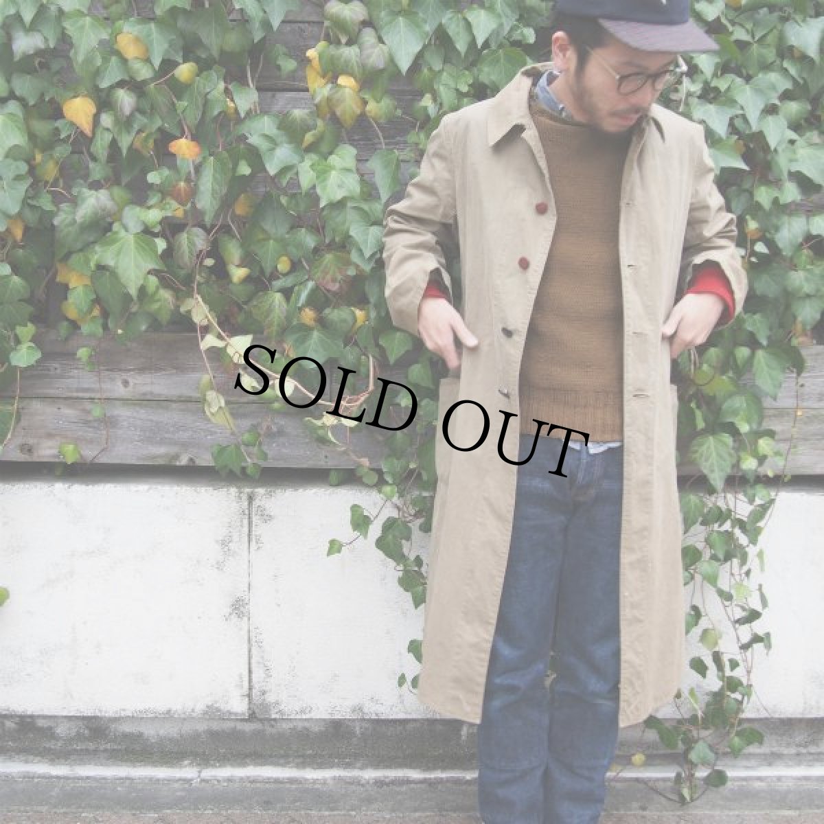 画像2: 40's 日本軍 九八式 レインコート (2)