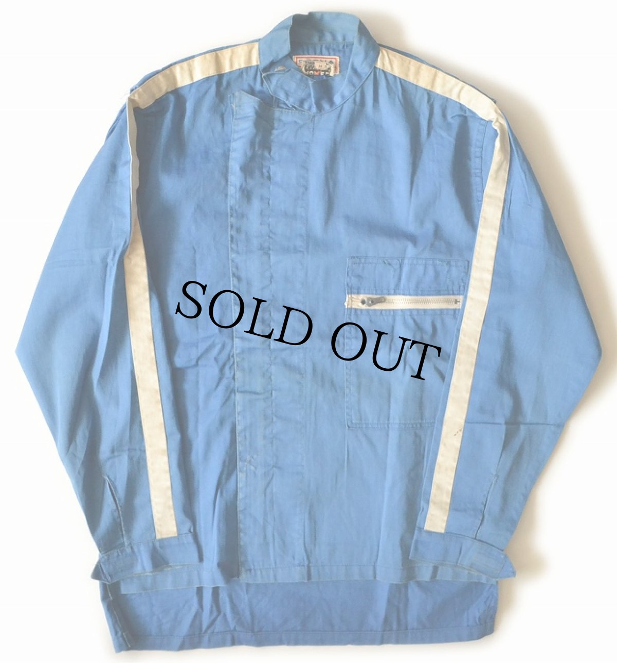 画像2: 60's チェーンステッチ入りレーシングジャケット (2)