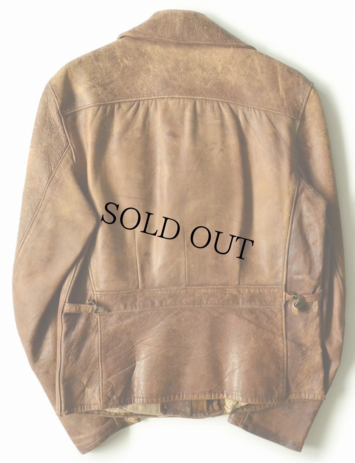 画像2: 40's ダブルライダースジャケット (2)