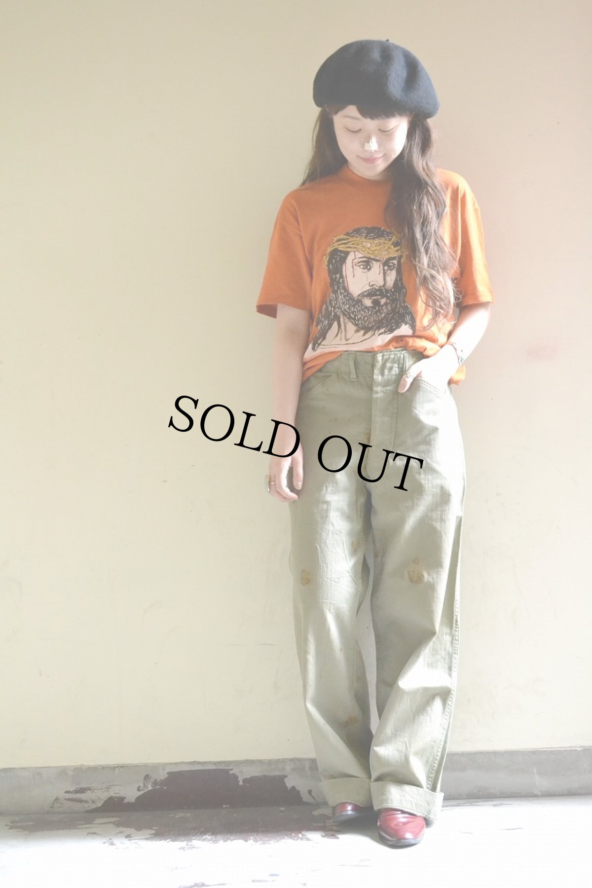 画像2: 40's USMC HBTパンツ (2)