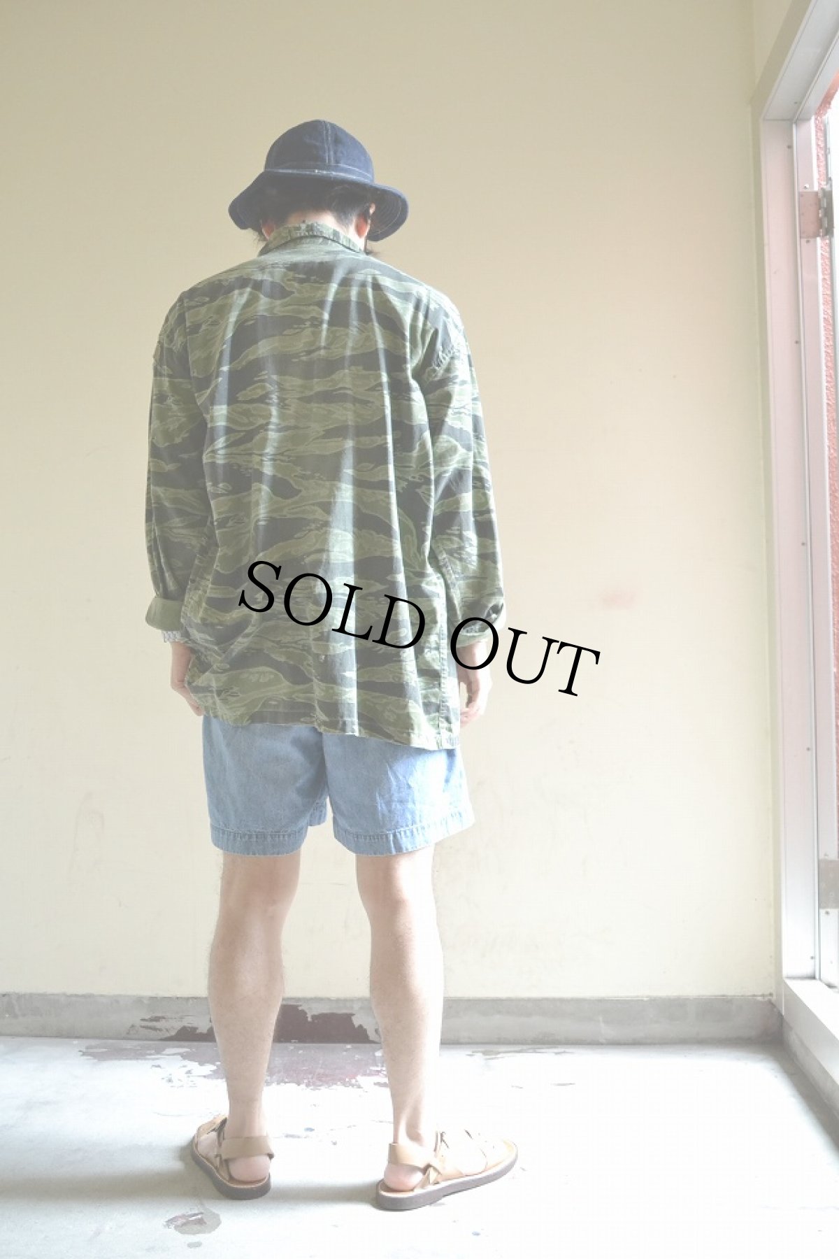 画像3: 60's US.ARMY タイガーカモ柄シャツ (3)