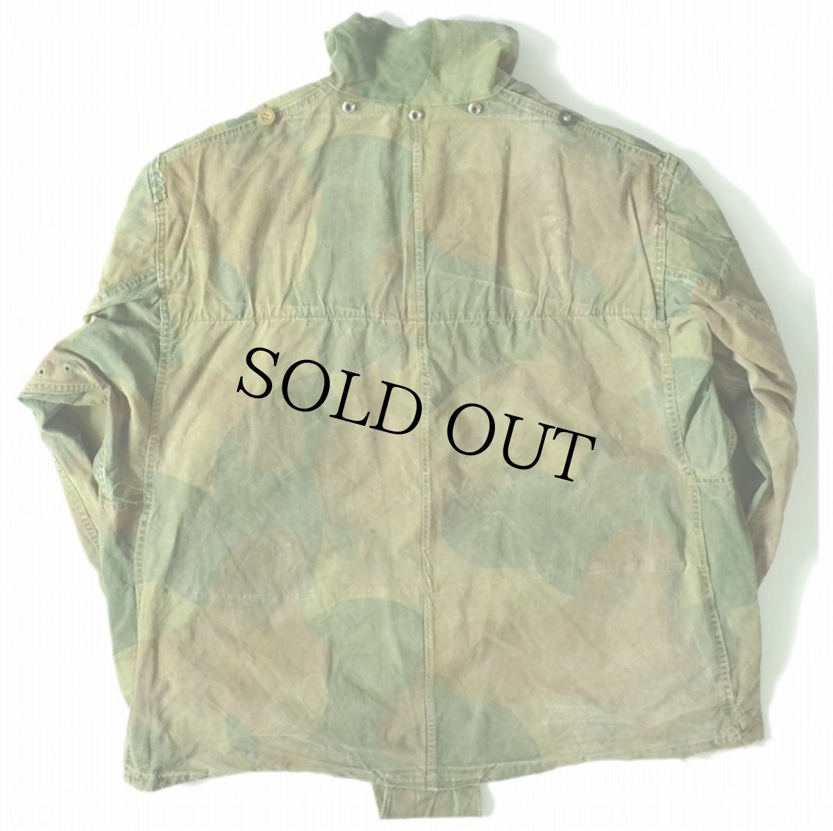 画像2: 珍品 〜50's ベルギー軍 デニソンスモック (2)