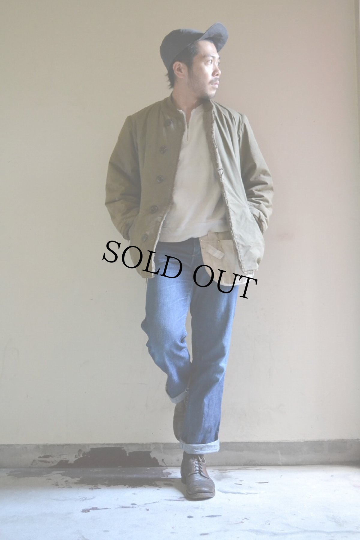 画像4: 40's US.ARMY M-43 ハンドペイントライナージャケット (4)