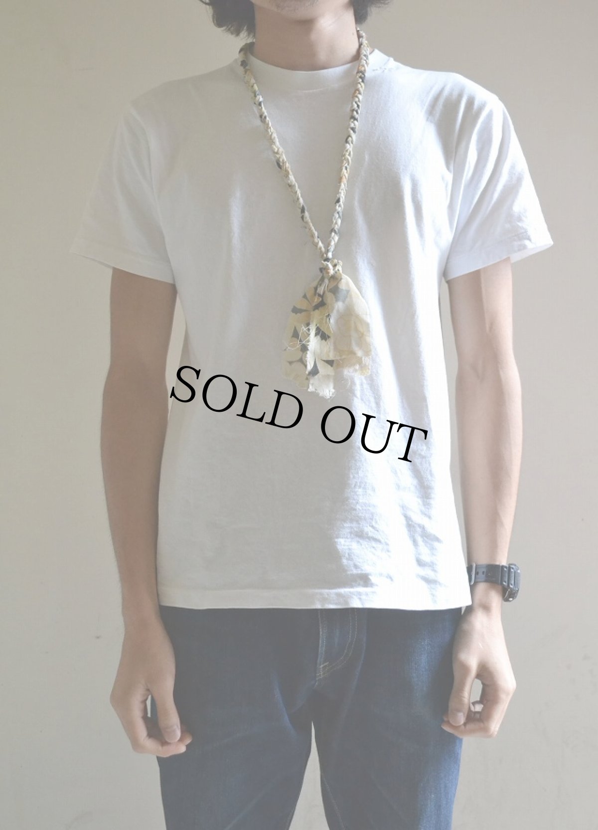 画像2: 【SALE】 SEVEN COLOR TONE 古布ネックレス (2)