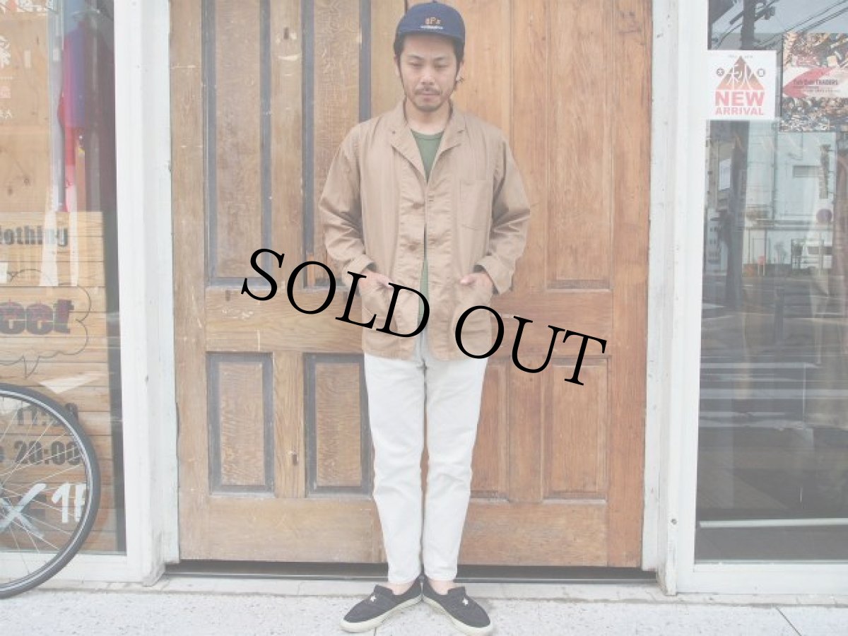 画像3: 40's HINSON チェーンステッチ入りHBTワークジャケット (3)