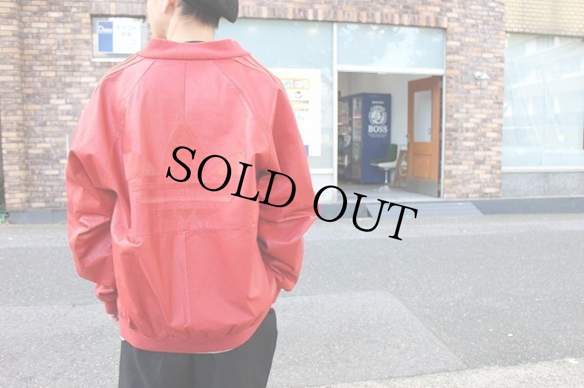 画像5: 80's adidas レザーブルゾン (5)